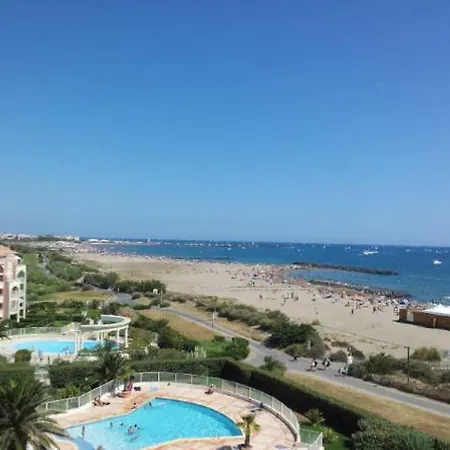 58 M 2 En 1 Ere Ligne ,vue Panoramique ,2 Terrasses Dont Couverte Le Sunset * Agde